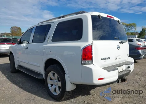 2008 Nissan Armada Le из США, поврежденный, VIN 5N1AA08C68N631569